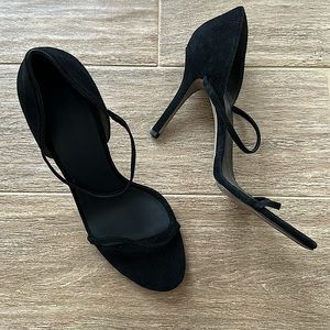 Alexander Wang Black Strap Sandal Heel